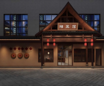 New Chinese Style Facade Element-ID:207938913