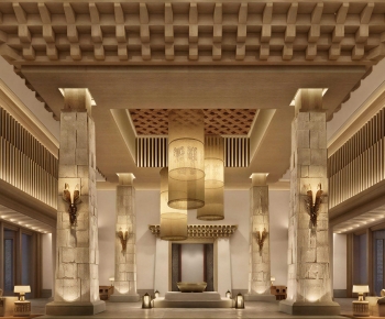 New Chinese Style Lobby Hall-ID:762650014