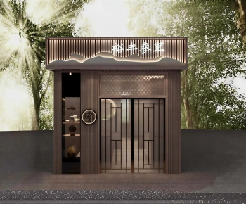 New Chinese Style Facade Element-ID:285062078