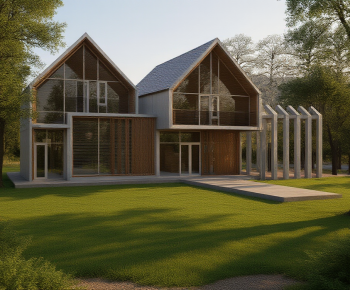 Modern Appearance Of Commercial Building-ID:242700104