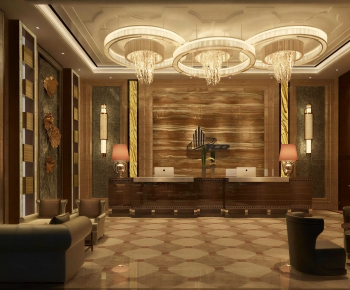 New Classical Style Lobby Hall-ID:490361936