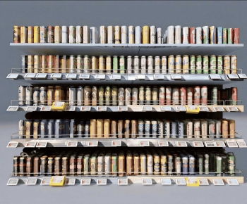 Modern Supermarket Shelf-ID:966930497