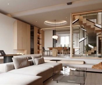 Modern A Living Room-ID:338149076