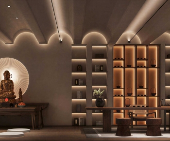 New Chinese Style Tea House-ID:934678086
