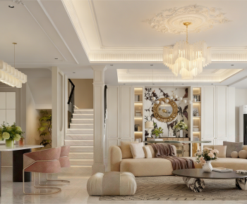 French Style A Living Room-ID:230968002