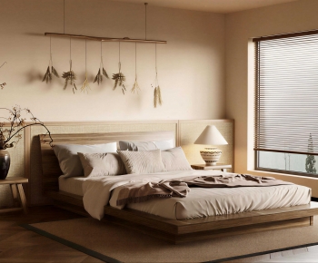 Wabi-sabi Style Bedroom-ID:492254976
