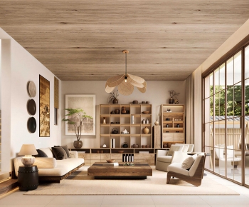 Japanese Style A Living Room-ID:431581972