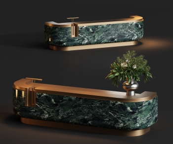 Modern Reception Desk-ID:684850261
