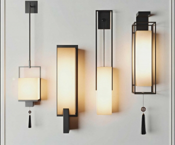 New Chinese Style Wall Lamp-ID:643944031
