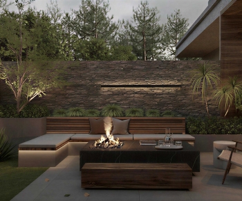Modern Courtyard/landscape-ID:483618972