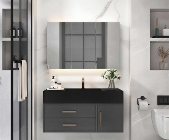 Modern Bathroom Cabinet-ID:386776922