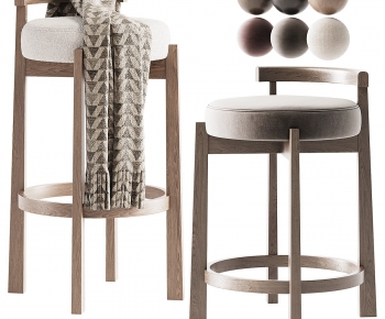 Wabi-sabi Style Bar Chair-ID:227026946