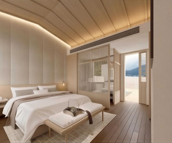 New Chinese Style Bedroom-ID:242902996