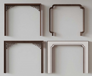 New Chinese Style Door-ID:600362062
