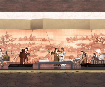 New Chinese Style Exhibition Hall-ID:101852894