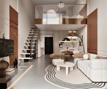 French Style A Living Room-ID:882044082