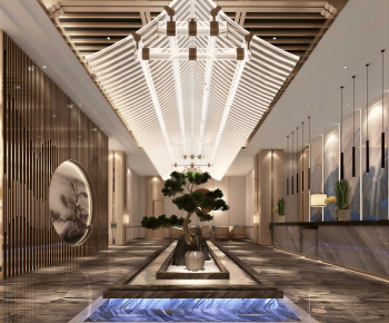 New Chinese Style Lobby Hall-ID:293065079