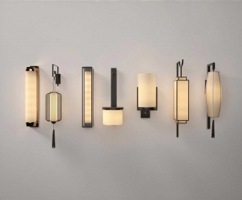 New Chinese Style Wall Lamp-ID:548365123