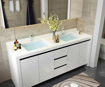 Modern Bathroom Cabinet-ID:703417066