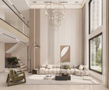 Modern A Living Room-ID:529938943