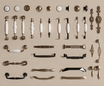 Simple European Style Door Handle-ID:891581067