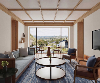 Japanese Style A Living Room-ID:739731077