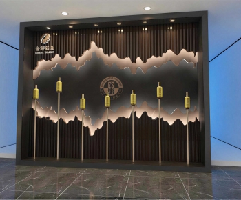 New Chinese Style Culture Wall-ID:736812115