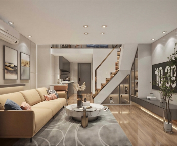 Modern A Living Room-ID:244102952