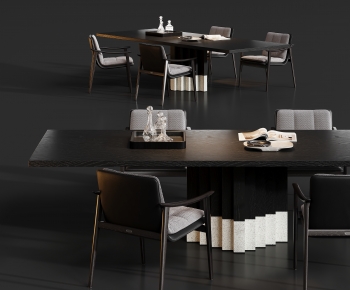 Modern Dining Table And Chairs-ID:110915902