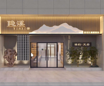 New Chinese Style Facade Element-ID:987893104