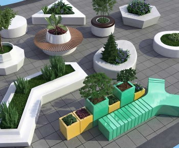 Modern Flower Bed, Flower Bowl, Flower Box-ID:375655899