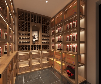 Modern Wine Cellar/Wine Tasting Room-ID:371880054