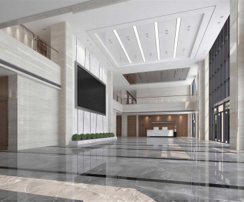 Modern Office Reception Desk-ID:427110272