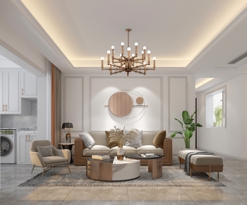 Modern A Living Room-ID:502968075
