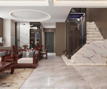 New Chinese Style Dining Room-ID:862854009