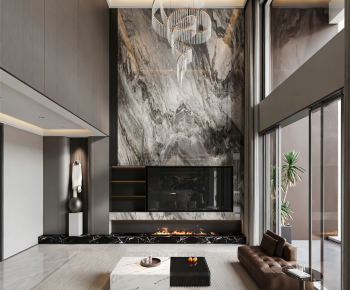 Modern A Living Room-ID:679791093
