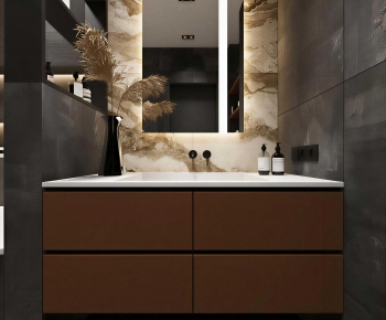 Modern Bathroom Cabinet-ID:120857958