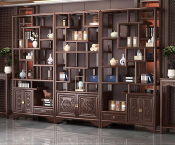 New Chinese Style Antique Rack-ID:346311091