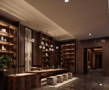 New Chinese Style Tea House-ID:987840891