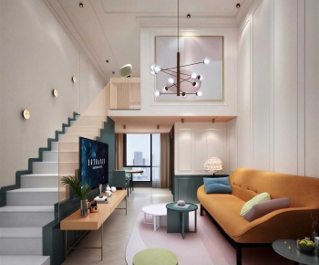 Modern A Living Room-ID:168246035
