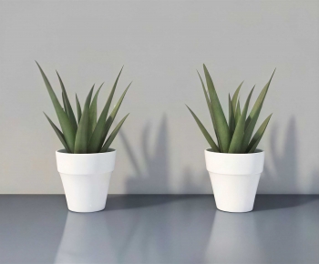 Modern Potted Green Plant-ID:107290754