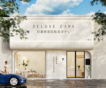 Modern Facade Element-ID:808382032