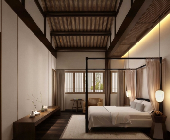 New Chinese Style Bedroom-ID:844207059