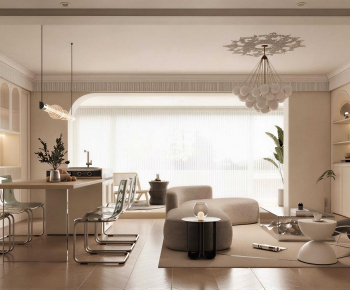 French Style A Living Room-ID:689553985