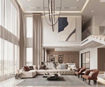 Modern A Living Room-ID:296475897