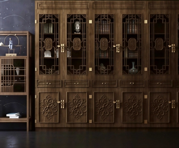 Chinese Style Bookcase-ID:619421012