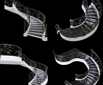 Modern Rotating Staircase-ID:587012059