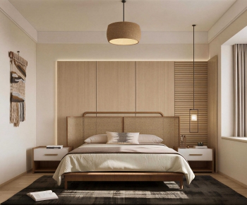 Wabi-sabi Style Bedroom-ID:962081065