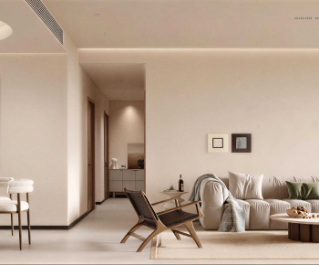 Wabi-sabi Style A Living Room-ID:144627092
