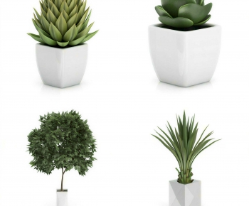 Modern Potted Green Plant-ID:314100033